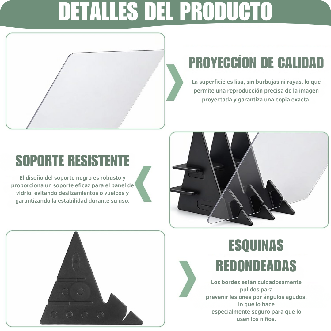 Proyector óptico de dibujo portátil