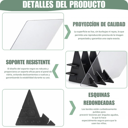 Proyector óptico de dibujo portátil