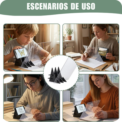 Proyector óptico de dibujo portátil