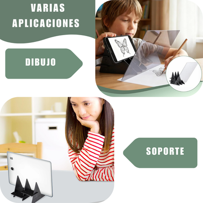 Proyector óptico de dibujo portátil