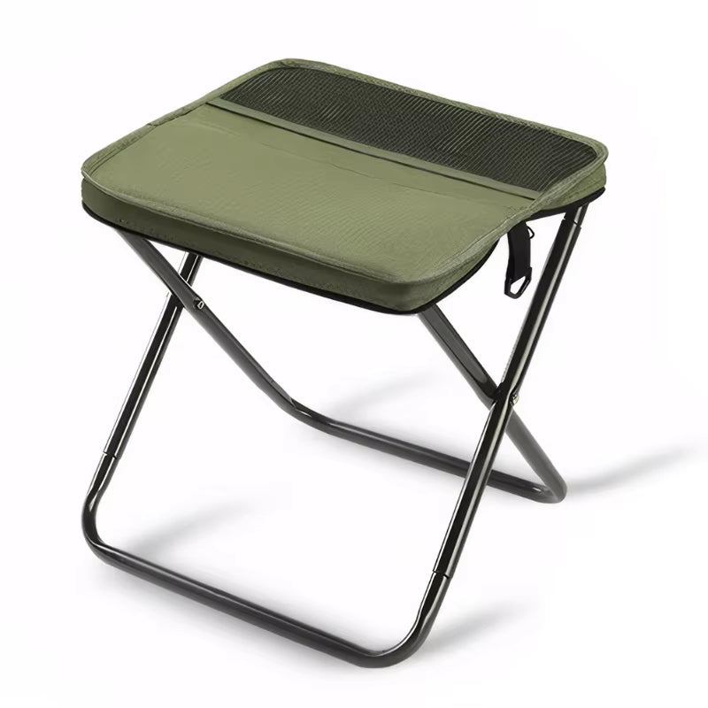 Portable Foldable Backpack Stool Lightweight Compact Camping Chair for Hiking, Fishing, Picnic Outdoor Travel and Sports