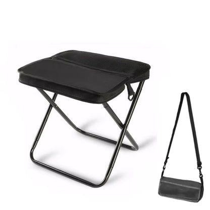 Portable Foldable Backpack Stool Lightweight Compact Camping Chair for Hiking, Fishing, Picnic Outdoor Travel and Sports